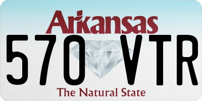 AR license plate 570VTR
