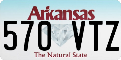 AR license plate 570VTZ