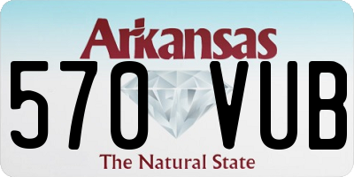 AR license plate 570VUB