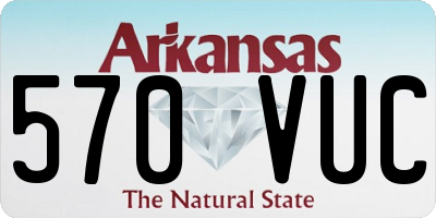 AR license plate 570VUC