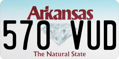 AR license plate 570VUD