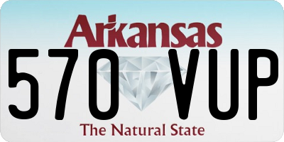 AR license plate 570VUP