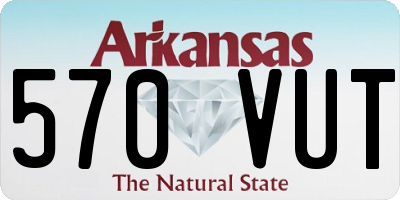 AR license plate 570VUT
