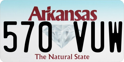 AR license plate 570VUW