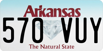 AR license plate 570VUY