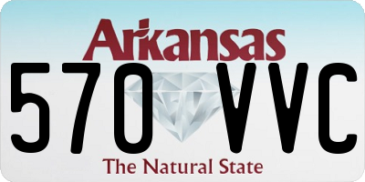 AR license plate 570VVC