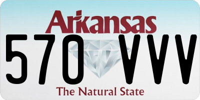 AR license plate 570VVV