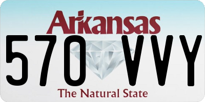 AR license plate 570VVY