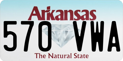 AR license plate 570VWA