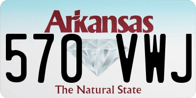 AR license plate 570VWJ