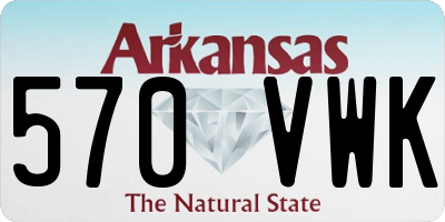 AR license plate 570VWK