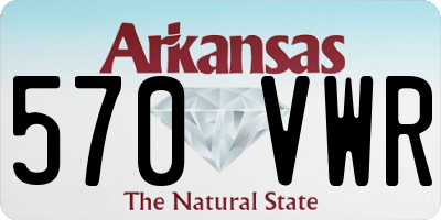 AR license plate 570VWR