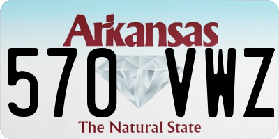 AR license plate 570VWZ