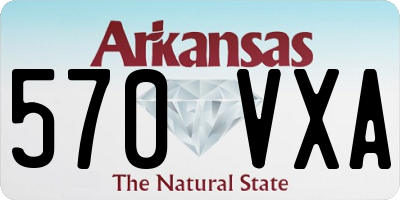AR license plate 570VXA