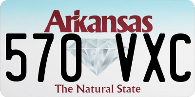 AR license plate 570VXC