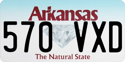 AR license plate 570VXD