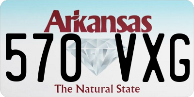 AR license plate 570VXG