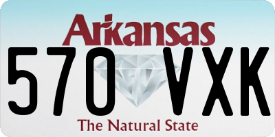 AR license plate 570VXK