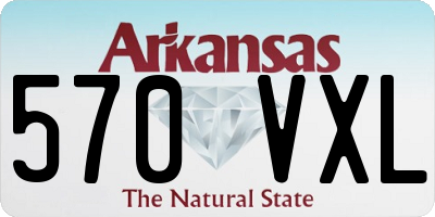 AR license plate 570VXL