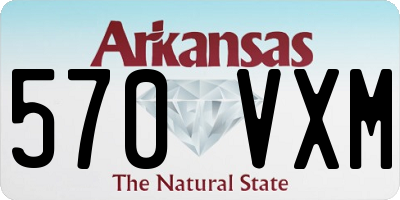 AR license plate 570VXM