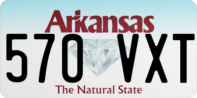 AR license plate 570VXT