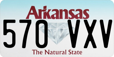 AR license plate 570VXV