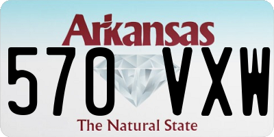 AR license plate 570VXW