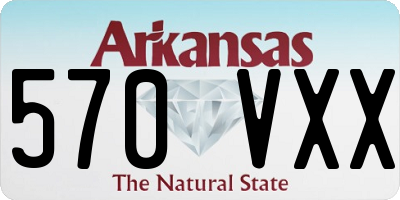 AR license plate 570VXX