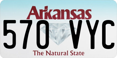AR license plate 570VYC