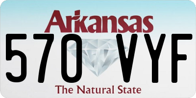 AR license plate 570VYF