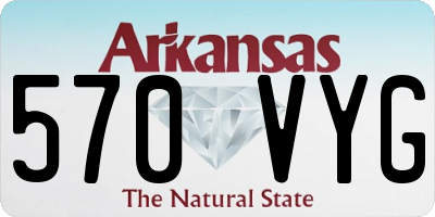 AR license plate 570VYG