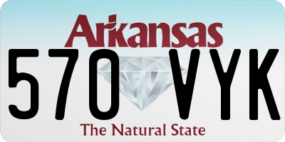 AR license plate 570VYK