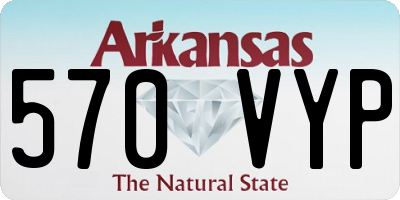 AR license plate 570VYP