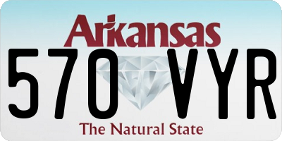 AR license plate 570VYR