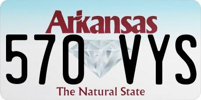 AR license plate 570VYS