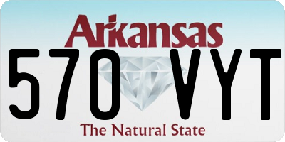 AR license plate 570VYT