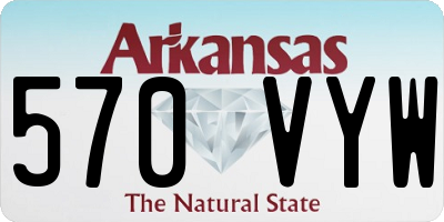 AR license plate 570VYW