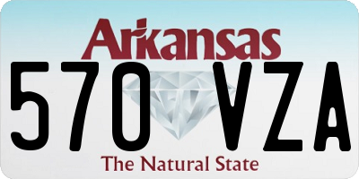 AR license plate 570VZA