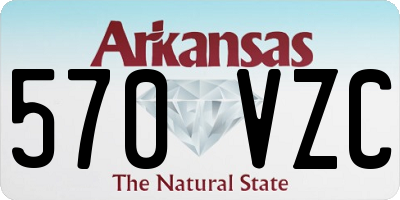 AR license plate 570VZC