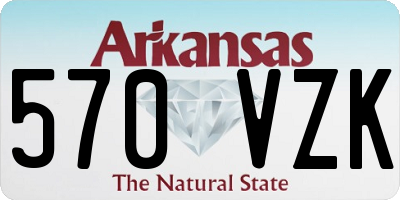 AR license plate 570VZK