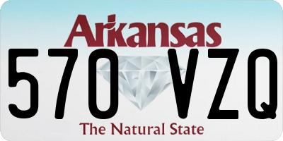 AR license plate 570VZQ