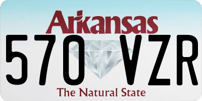 AR license plate 570VZR