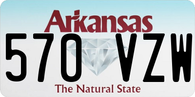 AR license plate 570VZW
