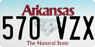 AR license plate 570VZX