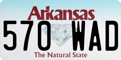 AR license plate 570WAD