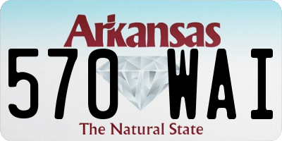 AR license plate 570WAI