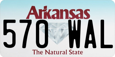 AR license plate 570WAL