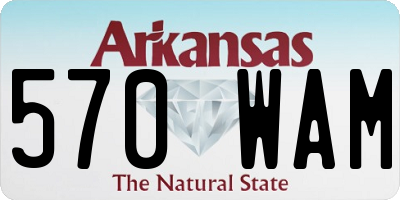 AR license plate 570WAM