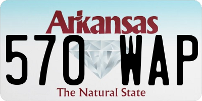 AR license plate 570WAP