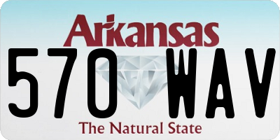AR license plate 570WAV